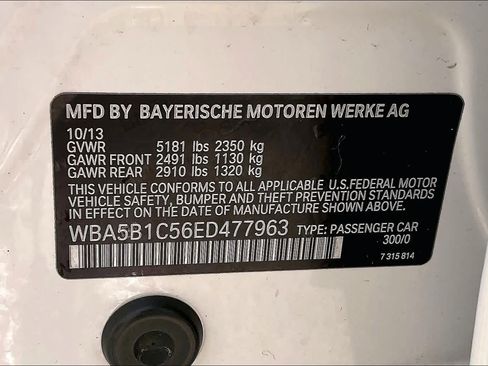 Used 2014 BMW 535i Sedan RWD image 34