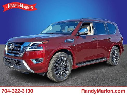Used 2022 Nissan Armada Platinum w/ Captain's Chairs Package image 1