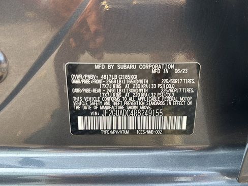 Certified 2024 Subaru Crosstrek 2.0i Premium AWD/4WD image 45