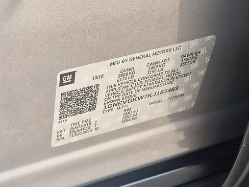 Used 2019 Chevrolet Traverse LT w/ LPO, Floor Liner Package AWD/4WD image 29