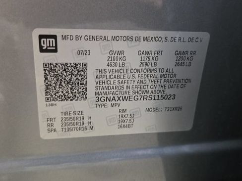 Used 2024 Chevrolet Equinox RS w/ RS Leather Package AWD/4WD image 39