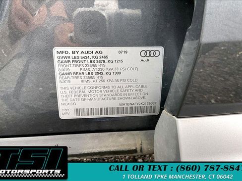 Used 2019 Audi Q5 2.0T Premium Plus w/ Premium Plus Package AWD/4WD image 33