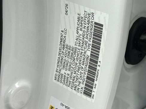 New 2026 Honda Accord LX image 18