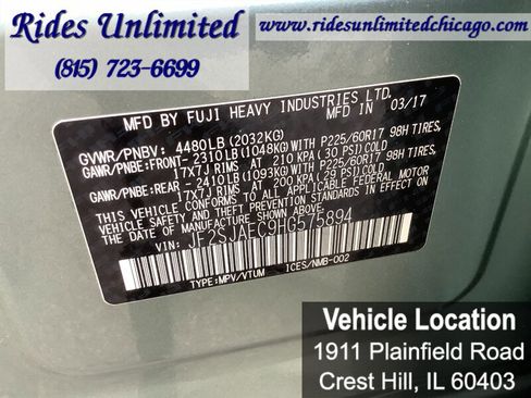 Used 2017 Subaru Forester 2.5i Premium w/ Protection Package #1 AWD/4WD image 20