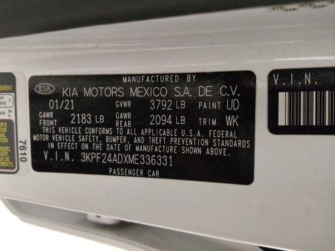 Used 2021 Kia Forte LXS FWD image 33