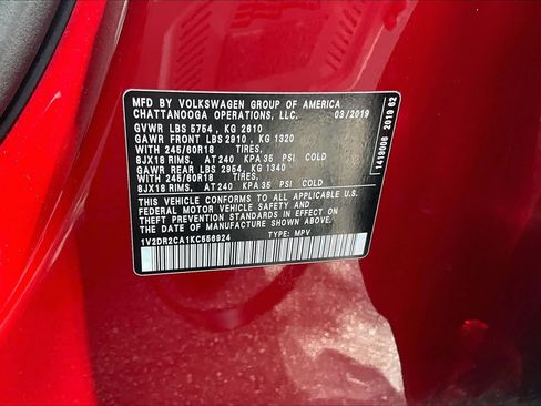 Used 2019 Volkswagen Atlas SE FWD image 34