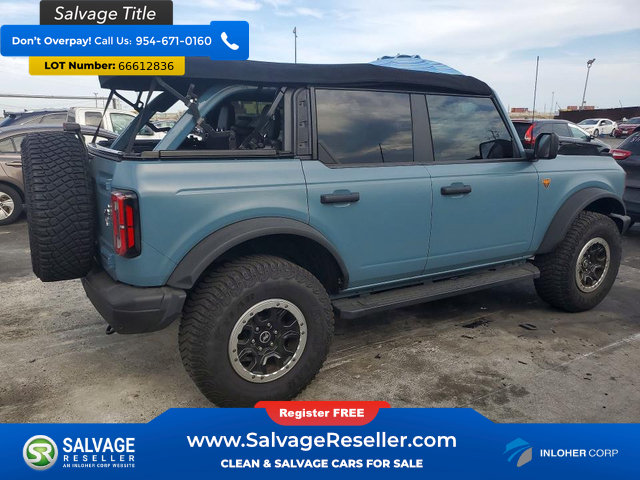 Used 2022 Ford Bronco Badlands w/ Sasquatch Package AWD/4WD image 4