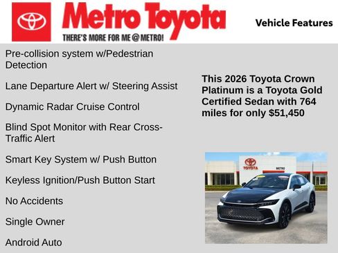 Certified 2026 Toyota Crown Platinum AWD/4WD image 11