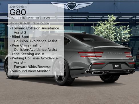 New 2026 Genesis G80 3.5T Sport Prestige AWD/4WD image 7