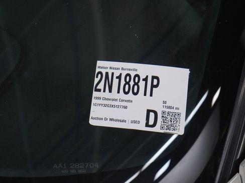 Used 1999 Chevrolet Corvette Convertible w/ Memory Pkg image 19