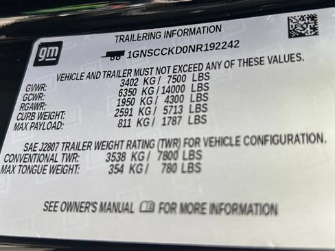 Used 2022 Chevrolet Suburban LT RWD image 48
