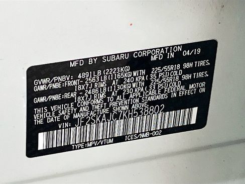 Used 2019 Subaru Forester Sport w/ Popular Package #2 AWD/4WD image 32