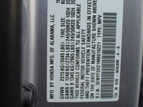 Used 2021 Honda Pilot Special Edition image 45