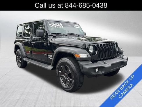 Certified 2021 Jeep Wrangler Unlimited Sport AWD/4WD image 3