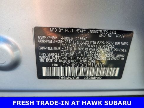 Used 2012 Subaru Forester 2.5X Premium w/ Popular Pkg 3 image 21