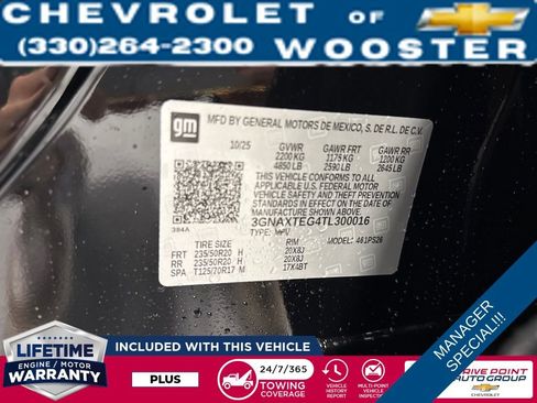 New 2026 Chevrolet Equinox RS image 38