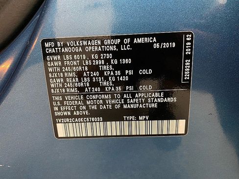 Used 2019 Volkswagen Atlas SE image 27