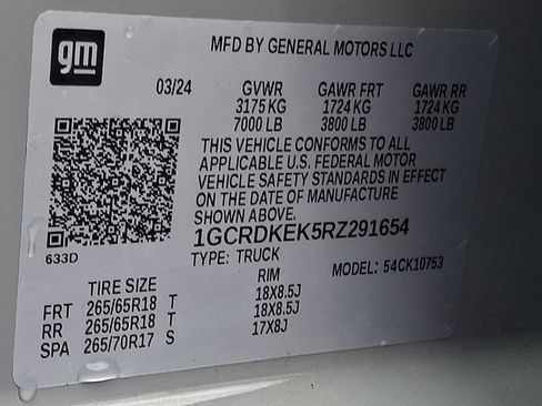 Used 2024 Chevrolet Silverado 1500 LT AWD/4WD image 27