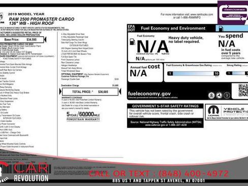 Used 2019 RAM ProMaster 2500 image 9