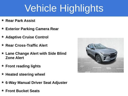 Used 2025 Chevrolet Trax RS w/ Driver Confidence Package FWD image 5