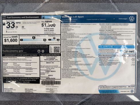 Used 2025 Volkswagen Jetta Sport FWD image 32