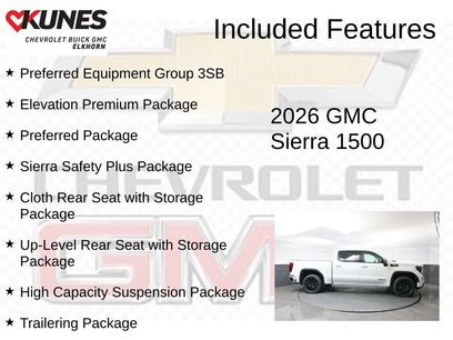 New 2026 GMC Sierra 1500 Elevation w/ Elevation Premium Package