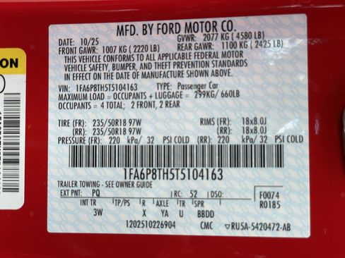 New 2026 Ford Mustang Premium image 10