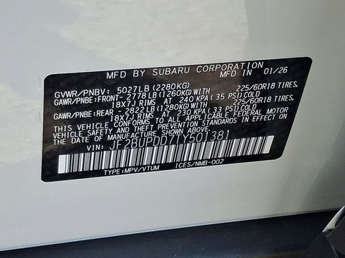 New 2026 Subaru Outback Limited AWD/4WD image 12