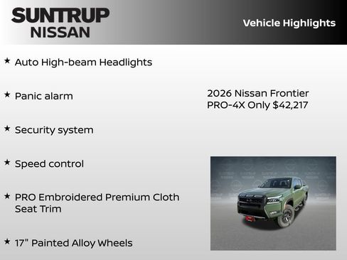 New 2026 Nissan Frontier PRO-4X w/ Tow Package image 30