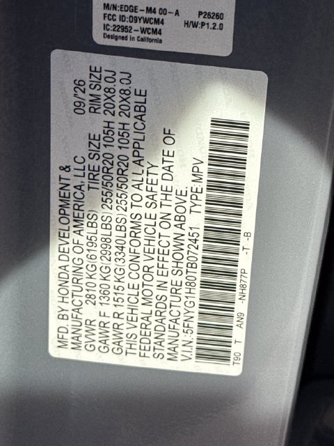 New 2026 Honda Pilot Elite image 17