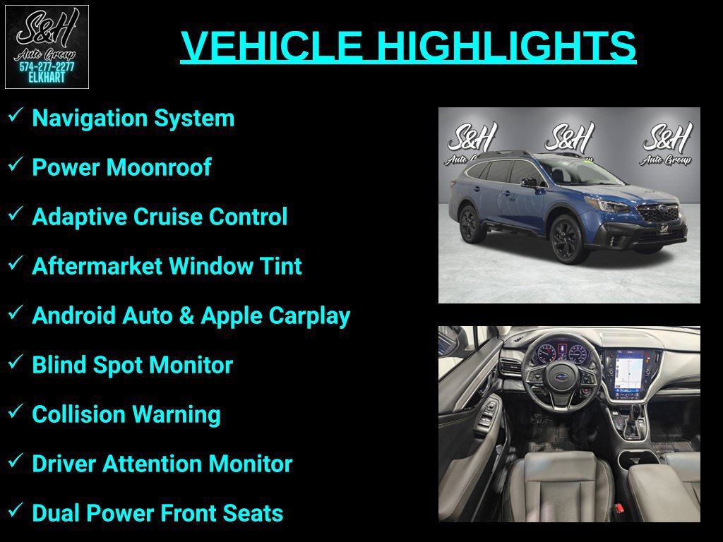 Used 2022 Subaru Outback Onyx Edition XT AWD/4WD image 3