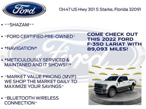 Certified 2022 Ford F350 Lariat w/ Chrome Package AWD/4WD image 6