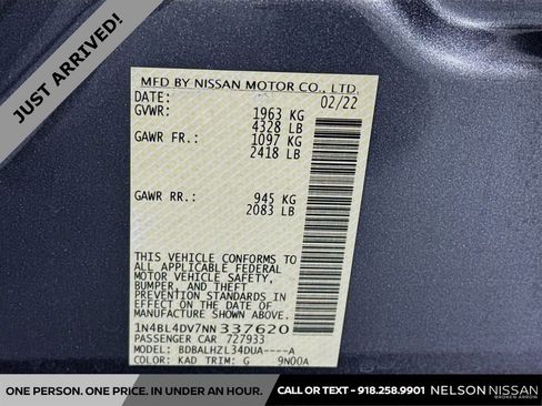 Certified 2022 Nissan Altima 2.5 SV image 29