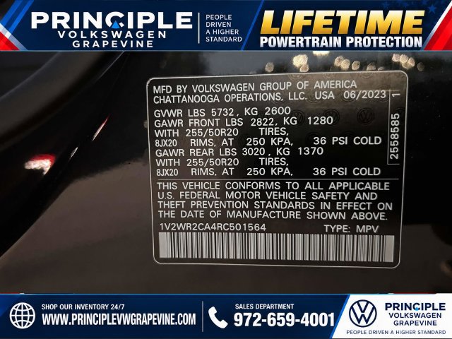 Certified 2024 Volkswagen Atlas SE FWD image 28