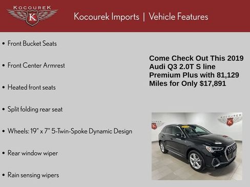 Used 2019 Audi Q3 2.0T Premium Plus AWD/4WD image 5
