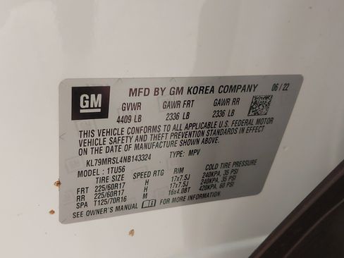 Used 2022 Chevrolet TrailBlazer LT w/ Convenience Package AWD/4WD image 34
