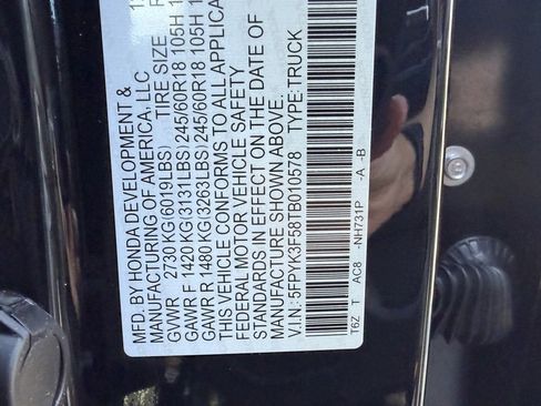 New 2026 Honda Ridgeline RTL image 27