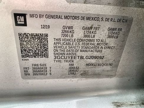 Certified 2020 Chevrolet Silverado 1500 RST AWD/4WD image 34