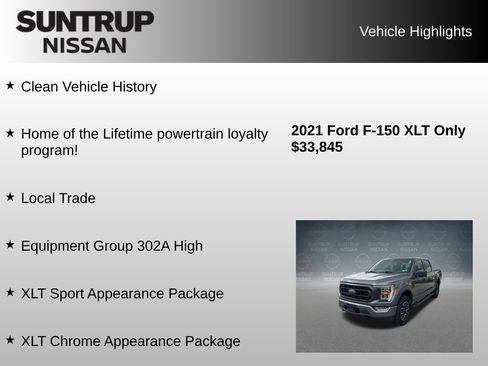 Used 2021 Ford F150 XLT w/ Equipment Group 302A High AWD/4WD image 8