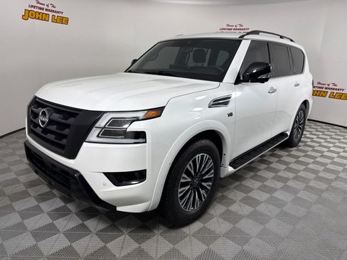 Certified 2022 Nissan Armada SL w/ Midnight Edition Package RWD image 1
