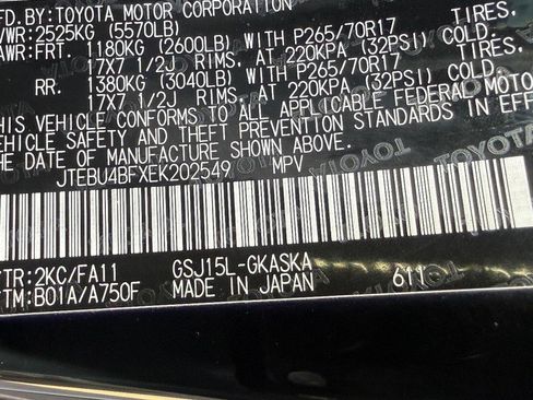 Used 2014 Toyota FJ Cruiser 4WD image 19