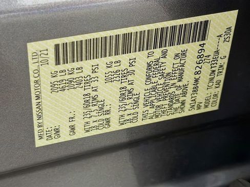 Certified 2021 Nissan Rogue SV AWD/4WD image 30