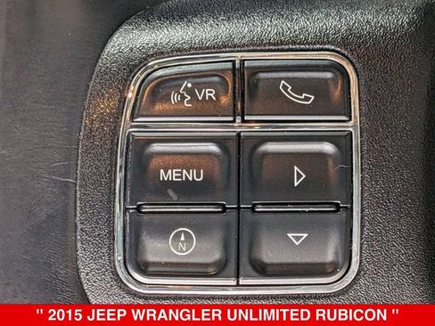 Used 2015 Jeep Wrangler Unlimited Rubicon w/ Connectivity Group AWD/4WD image 19