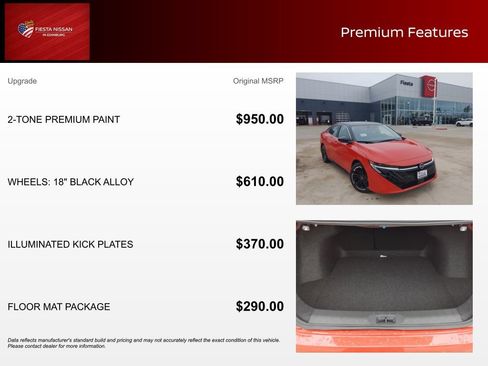 New 2026 Nissan Sentra SR w/ Floor Mat Package FWD image 3