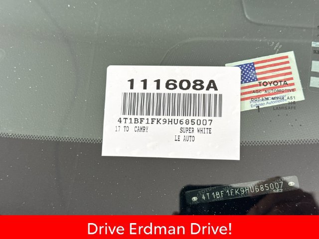 Certified 2017 Toyota Camry LE FWD image 31