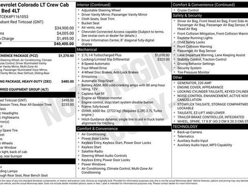 Used 2023 Chevrolet Colorado LT w/ LT Convenience Package AWD/4WD image 18