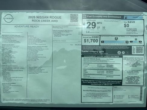 New 2026 Nissan Rogue SV image 7