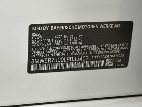 Used 2020 BMW 330i xDrive Sedan w/ Convenience Package image 11
