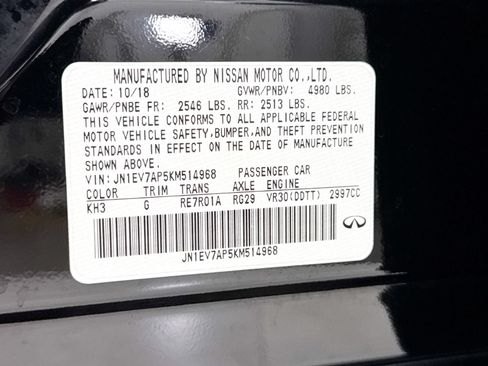 Used 2019 INFINITI Q50 Luxe w/ Essential Package (3.0T Luxe) RWD image 36
