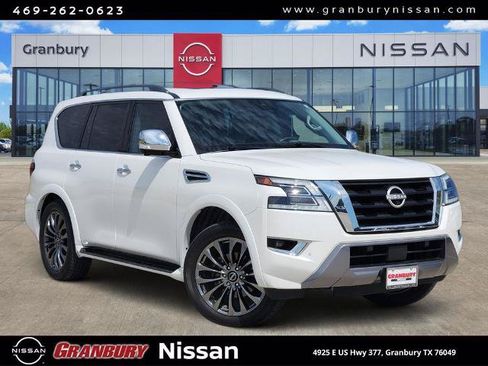 Certified 2024 Nissan Armada Platinum w/ Captain's Chairs Package AWD/4WD image 1